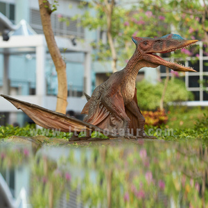 Trung Quốc khổng lồ vui chơi giải trí cuộc sống thực Kích thước điện cơ điện tử công viên chủ đề triển lãm cử động được mô hình robot cơ khí khủng long - Product Image 6