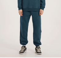 Pantalon en coton éponge français surdimensionné Essentials pour hommes, femmes, pantalons de survêtement droits à jambes larges, pantalons de survêtement empilés