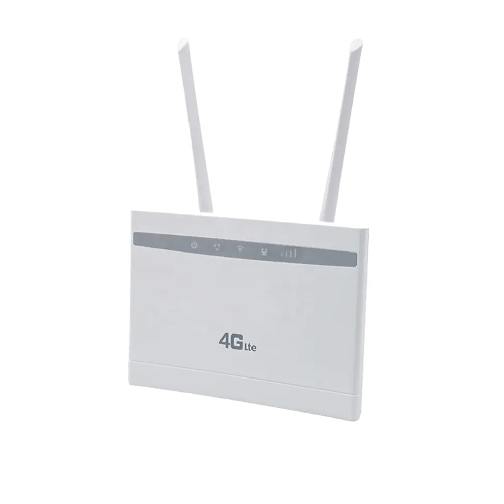 300 mbps 4G LTE CPE antenler ve SIM kart yuvası ile WIFI yönlendirici modem