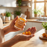 Gummies Probiotiques de Haute Qualité, Adaptés aux Végétaliens, pour le Soutien de la Flore Intestinale Naturelle