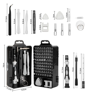 Set di Cacciaviti di Precisione 115-in-1 con Punte Magnetiche, Strumenti di Riparazione Manuali, Mini Cacciaviti <span class=keywords><strong>per</strong></span> Occhiali, Computer, <span class=keywords><strong>Orologi</strong></span>, Telefoni, Laptop - Product Image 2