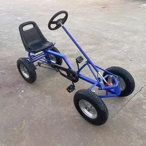 Profesyonel tedarikçi fabrika fiyat satılık büyük pedallı go kart ucuz yetişkin pedallı go kart s