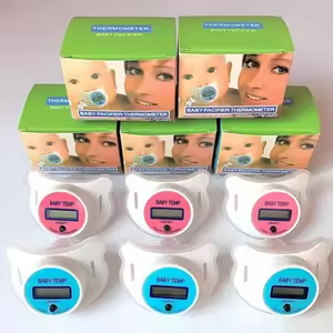 Termómetro de chupete para bebé, termómetro oral calmante, termómetro de alarma de fiebre - Product Image 4