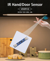 Interrupteurs tactiles intelligents Shinechip les plus vendus 12V/24V 4A avec portée de détection de 1 à 8 cm IP20 pour armoire