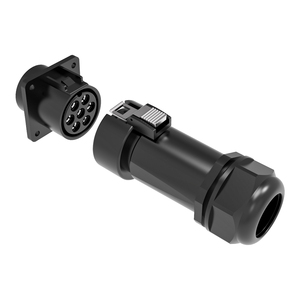 Bayonet Coupling 7 Pin Circular Connector 63A High Current Power Plug Socket Industrial Waterproof Connector - Product Image 6