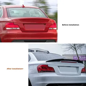 Aileron arrière ABS pour <span class=keywords><strong>BMW</strong></span> Série <span class=keywords><strong>1</strong></span> E82 E88 Coupé 2005-2011, accessoires de modification extérieure du hayon arrière - Product Image 2