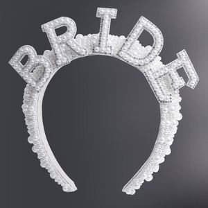 Pearl Bachelorette Party Decorations to Be Headband <b>Bride</b> Hairband Bridal Shower <b>Wedding</b> <b>Gifts</b> - Product Image 3