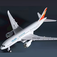 Modèle d'avion en métal, avion Airbus, jouet à tirer en arrière, grand A380, Boeing 787, jouet d'avion, avion, compagnies aériennes pour enfants