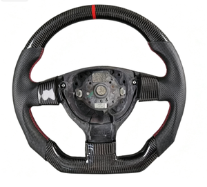 <span class=keywords><strong>Volante</strong></span> Deportivo <span class=keywords><strong>de</strong></span> Cuero y Fibra <span class=keywords><strong>de</strong></span> Carbono para VW <span class=keywords><strong>Golf</strong></span> 5 R Mk5 <span class=keywords><strong>GTI</strong></span> R32 Jetta Bora Touran Passat B7 para Seat Leon - Product Image 1