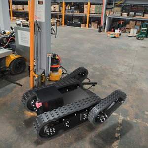 Châssis de robot électrique à bras articulé sur chenilles en caoutchouc, plateforme mobile tout-terrain pour inspection et sauvetage, robot à bras articulé sur chenilles - Product Image 1