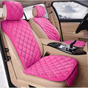 Sıcak Fırsat - Parça Peluş Kristal Kadife Evrensel Uyumlu Araba Koltuk Kılıfı Seti Kış Sporları Tasarımı Yumuşak Ön Koltuk Kılıfları 1 - Product Image 2