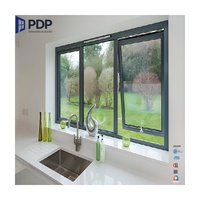 Persiana Exterior Minimalista de Aleación de Aluminio con Doble Acristalamiento y Mosquitera para Cocina y Hogar, Novedad PDP