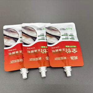 Pochette recyclable personnalisée pour liquide vaisselle biodégradable et réutilisable avec bec verseur emballage de boisson - Product Image 1