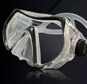 <span class=keywords><strong>Masque</strong></span> de plongée Waspo à faible volume, vision HD, lentilles en polycarbonate anti-buée, vue à 180°, idéal pour la plongée sous-marine et le snorkeling - Vente Flash - Product Image 1