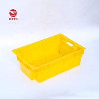 Panier à légumes en plastique HDPE, de qualité alimentaire à usage intensif, panier/caisse pour agriculture