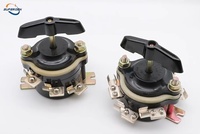Interruptor de Cambio Marino, Interruptor Combinado HZ10D-63P/4, 63A, Dos Circuitos, 4 Cables, 12 Terminales