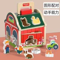Jouet de scène d'histoire portable à main Nativité performance théâtrale interactive activité marionnette scène histoire scène scène jouet de scène