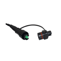 Câble de descente en fibre optique FTTH étanche avec connecteur SC préterminé, câble extérieur IP67 par le fabricant
