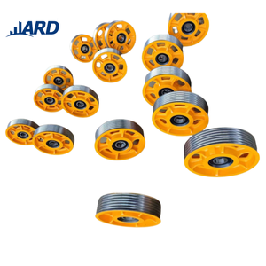 Tali kawat besar 30mm, kecil 90mm 200mm, besi cor, tali kawat alur nilon, tali katrol katrol untuk motor listrik dengan bantalan - Product Image 6