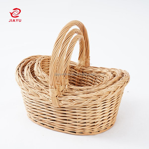 JY grande <span class=keywords><strong>vimini</strong></span> moderno di lusso Spa cesto regalo per le donne personalizzato cesto di fiori artificiali per cucina armadio uso soggiorno - Product Image 4