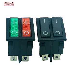 Double Rocker Switch 25*32mm 6-Pin and 4-Pin Power Indicators Rocker Switch Indicator Lights - Product Image 2