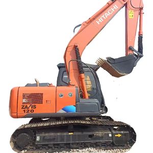Hitachi zx120 משומש מחפר adora backhoe 12 טון במלאי הסורק מעופר הידראולי מכונת dozer - Product Image 1