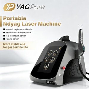 เครื่องเลเซอร์ Perfectlaser แบบพกพา Q-Switched Nd Yag 5 ล้านช็อต หน้าจอสัมผัส HD สำหรับกำจัดขนคิ้ว ใช้ในร้านเสริมสวย กำจัดรอย<span class=keywords><strong>สัก</strong></span> - Product Image 1