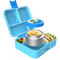 Boîte à bento scolaire multifonctionnelle moderne pour enfants, sans BPA, étanche, portable, écologique, durable, emballage alimentaire, déjeuner