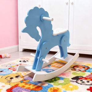 Caballo Balancín de Madera Lucky, Diseño Moderno, Pintura No Tóxica, Movimiento Estable, Juguete Clásico para Niños - Product Image 5