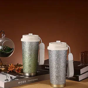 <span class=keywords><strong>Mug</strong></span> à café isotherme GETWICK 500 ml, design luxueux, double paroi en acier inoxydable, titane pur, maintien au chaud de 6 à 12 heures - Product Image 6