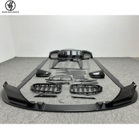 Nouveaux kits de carrosserie de conversion automobile en fibre de carbone sèche brillante à tissage sergé pour Série 5 F90 M5 : Diffuseur, Spoiler, Coque de rétroviseur, Bas de caisse