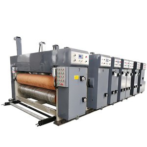 Máquina de fabricación de cajas de cartón, Impresión de cajas de cartón corrugadas, completamente automática, máquina de impresión de corte y ranura de 4 colores - Product Image 3