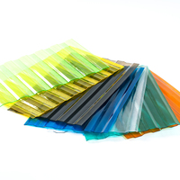 Tôle de toiture en polycarbonate ondulé gaufré antistatique pour serres agricoles