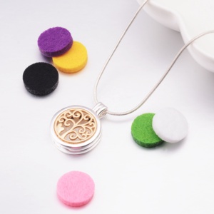 Aromathérapie huile essentielle arbre de vie <span class=keywords><strong>diffuseur</strong></span> de parfum médaillon collier <span class=keywords><strong>pendentif</strong></span> - Product Image 2