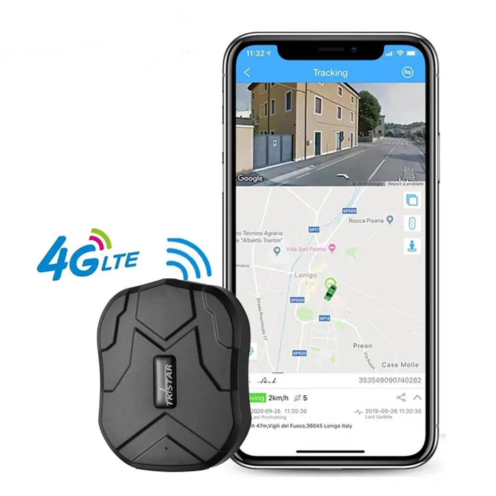 4G Pet GPS Tracker Dog GPS AGPS Dual Positioning Real Time Monitor Free Web APP Elder Kid Car Tracker 5000mAh 90 Days Standby