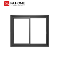 PA Vente en gros Fenêtre coulissante en PVC triple verre Fenêtre coulissante design vitré