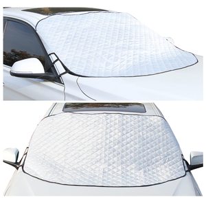 Logo imprimé, housse de pare-brise de <span class=keywords><strong>voiture</strong></span> imperméable pour glace et neige, couverture de fenêtre avant de <span class=keywords><strong>voiture</strong></span> en <span class=keywords><strong>hiver</strong></span> - Product Image 1