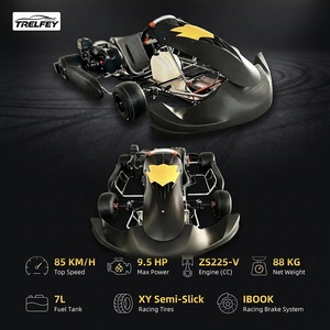Go Kart a Gasolina <span class=keywords><strong>para</strong></span> <span class=keywords><strong>Adolescentes</strong></span>, 225cc, 4 Tiempos, <span class=keywords><strong>para</strong></span> Pista de Carreras, con Frenos de Disco Hidráulicos, Certificado CE, Comercial, <span class=keywords><strong>para</strong></span> Adultos - Product Image 4