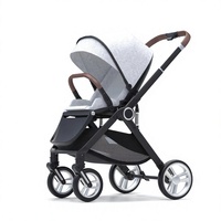 Poussette bébé pliable légère très vendue, système de voyage portable à pliage en un clic, convient aux bébés de 0 à 36 mois.
