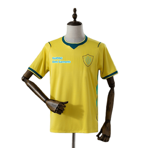 Groothandel Heren Ademend Snel Droogende Korte Mouwen V-hals Effen Kleur Voetbal Trainingspakken - Product Image 2