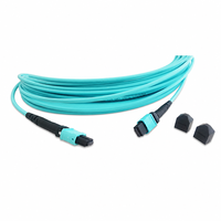 Câble de raccordement MPO MTP 12 fibres OM4 multimode, câble tronc pré-terminé pour centre de données, câblage haute densité 10G 40G 100G