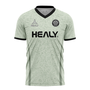 Kaos Sepak Bola Retro Oversize Klasik HEALY Custom untuk Pria, Jersey Sepak Bola Vintage dengan Kerah Polo V-Neck - Product Image 5