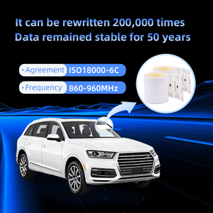 Quản lý bãi đậu xe RFID Tag Xe Xe kính chắn gió điện tử thông minh tag <span class=keywords><strong>UHF</strong></span> thụ động đường dài đọc kính chắn gió tag - Product Image 3