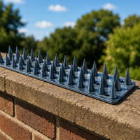 Piques anti-oiseaux et anti-pigeons pour clôture et mur, répulsif haute densité pour chats, éloigne les oiseaux