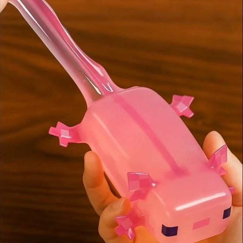 NEW Axolotl Maltose Squishy - Stretchable Maltose Sensory Fidget Toy Cute Salamander Stress Relief Gift with Scent