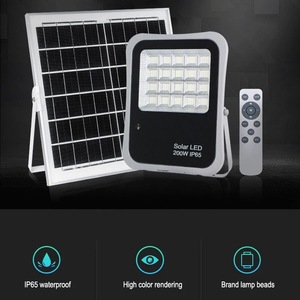 60W 100W 200W cảm biến ánh sáng cảm biến chuyển động độ sáng cao tiết kiệm năng lượng LED năng lượng mặt trời lũ ánh sáng - Product Image 3