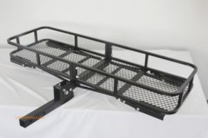 <span class=keywords><strong>Porte</strong></span>-bagages arrière de voiture pliable universel adapté au camping Panier de transport pliable en acier avec attelage - Product Image 4