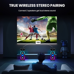 Loa Bluetooth không dây di động, đèn LED lớn, âm trầm mạnh mẽ, nghe nhạc MP3 ngoài trời, có chức năng FM, âm thanh hay, thích hợp cho loa tiệc tùng - Product Image 5