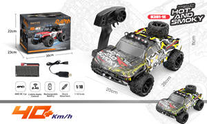 Coche de Carreras a Escala 1:18, 4WD, Alta Velocidad, Control Remoto, 2.4GHz, Derrape, RTR, para Niños, Aficionados, Juguete, Monster Truck - Product Image 4