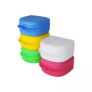 Customizable logo plastic denture storage membrane box Denture Box